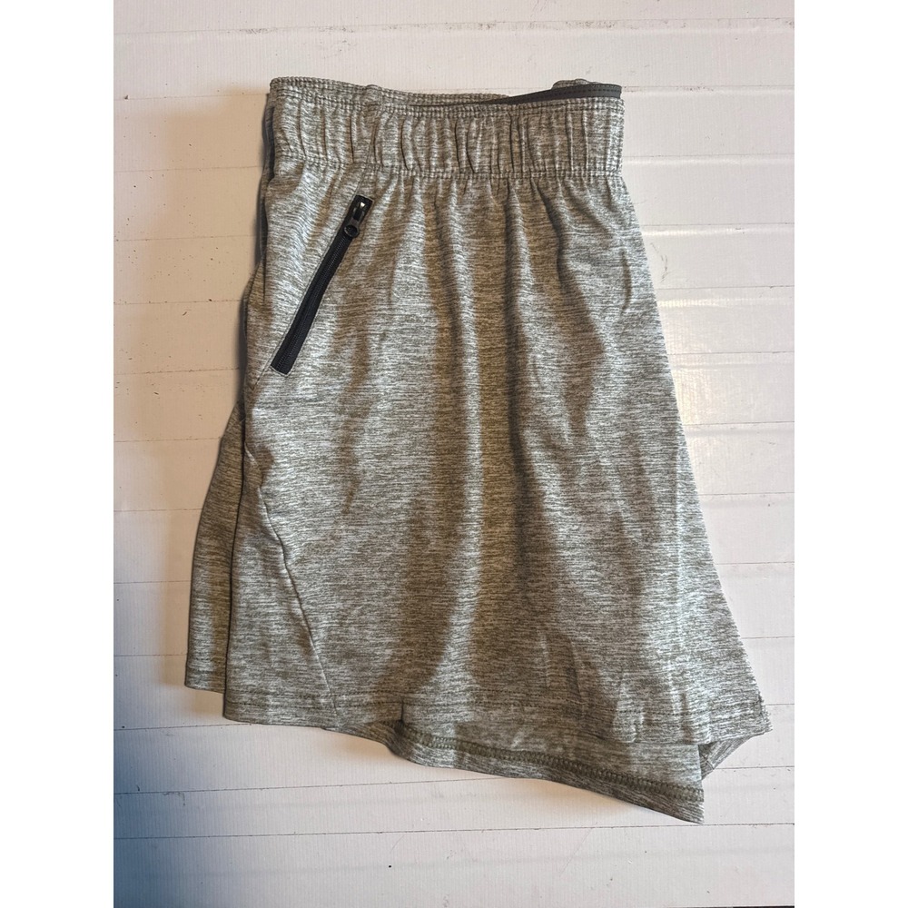 Liberty Pro Athletic Shorts Men XL Gray NEW Space Dye‎ Zipper Pockets Workout